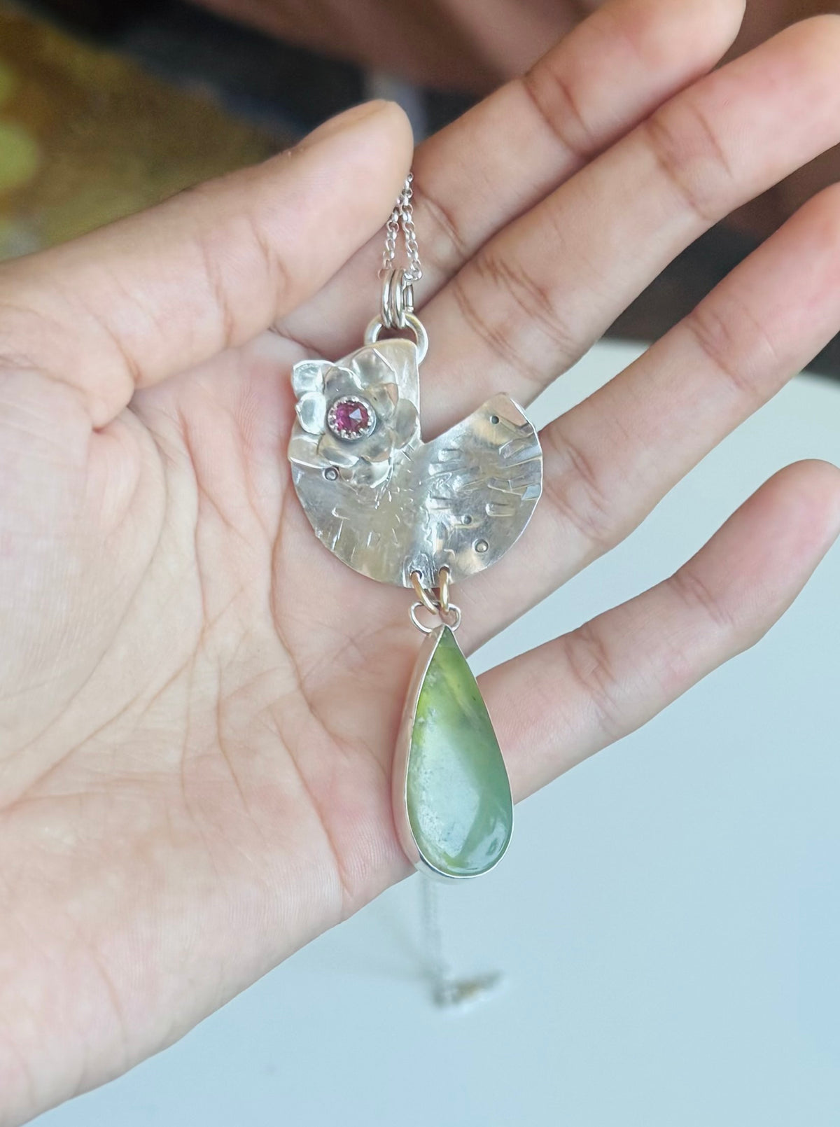Lily Pad Necklace
