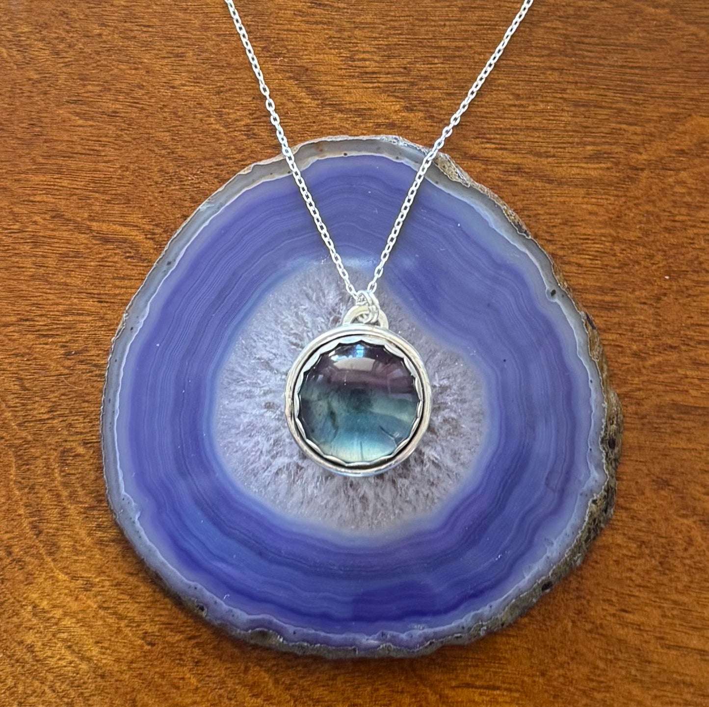 Hidden Flower Aurora Necklace