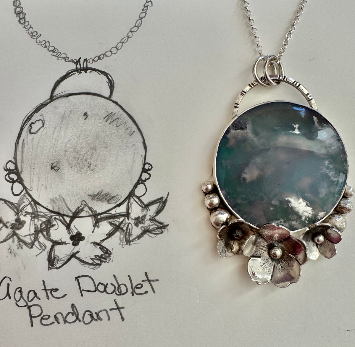 Water Lillies Necklace