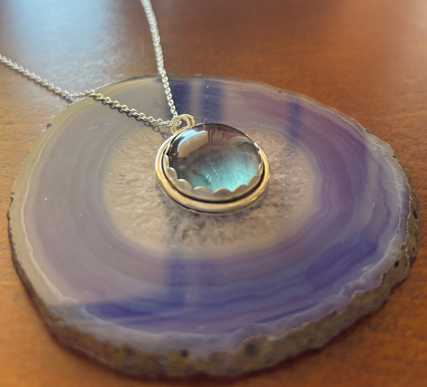 Hidden Flower Aurora Necklace